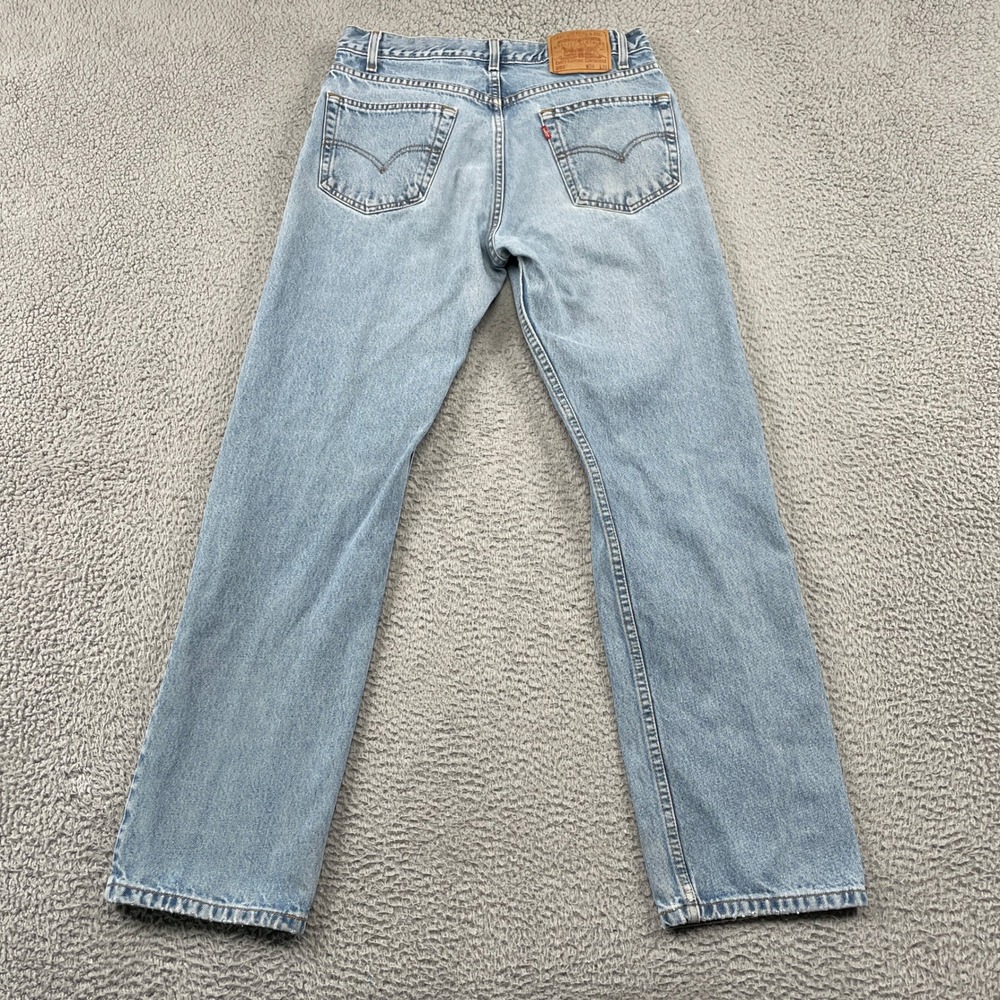 Levi's 90s Jeans Mens 34x32 Blue 505 Regular Fit Straight Leg Denim 100% Cotton - Picture 2 of 10